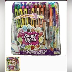 Sugar Rush - 24ct. Scented Felt Pens + 4 Scented Gel Pens
PRE ORDER On hand 2024